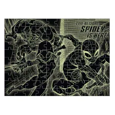 Luna: Marvel Spider-Man 100-dijelna slagalica koja svijetli u mraku slika 3