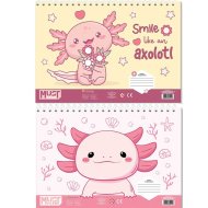 Luna: Must Axolotl sveska za skice A4, 30 listova, u više varijanti