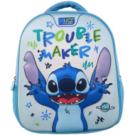 Luna: Must Team 3D Stitch okrugli vrtićki ruksak 26x10x32 cm
