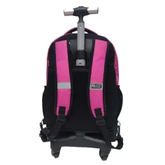 Luna: Must Team Pink trodijelni školski ruksak na kotačićima, 31x24x45 cm slika 2