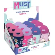 Luna: Must Team boca za vodu s djevojačkim uzorkom, razne vrste, 500 ml, 1 kom