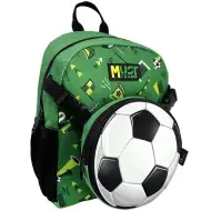Luna: Must Team nogometni vrtićki ruksak s jednim pretincem i odvojivom torbicom za pojas 28x14x33 cm