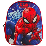 Luna: Must Team zaobljeni vrtićki ruksak s 3D uzorkom Spider-Mana 26x10x32 cm