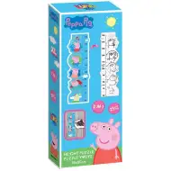 Luna: Peppa Pig bojanka-metar za visinu, maxi slagalica od 25 dijelova