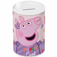 Luna: Peppa Pig cilindrična metalna kasica 10x15cm