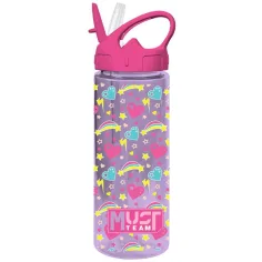 Luna: Plastična bočica s motivom Must Team sa slamkom, razne varijante, 500 ml, 1 komad slika 3