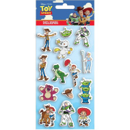 Luna: Set 3D pufastih naljepnica Toy Story na listiću 10 x 22 cm