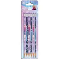 Luna: Set od 6 grafitnih olovaka s gumicom s motivom Snježno kraljevstvo 2