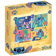 Luna: Stitch 4-u-1 puzzle set