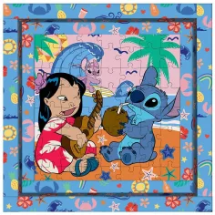 Luna: Stitch Hawaii ugođaj, slagalica s okvirom za bojanje, 64 dijela slika 3