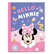 Luna: mapa s gumicom s motivom Hello Minnie 25x35 cm