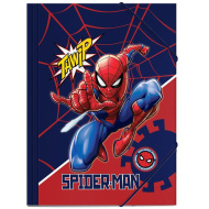 Luna: mapa s gumicom s motivom Spider-Mana 25x35 cm