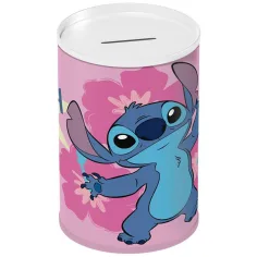 Luna: metalna kasica u obliku cilindra s motivom Disneyjevog Stitcha 10x15 cm