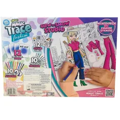Magic Trace studio: Sjajno crtanje - modni kreativni set za igru slika 5