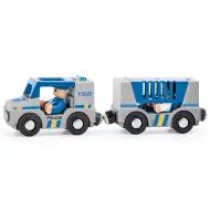 Magnetski policijski automobil s prikolicom - Woodyland