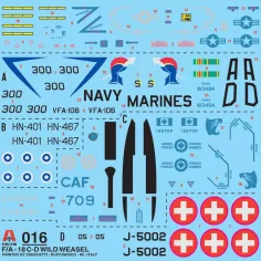 Maketa borbenog aviona Italeri 1/72 F/A-18 Hornet slika 2