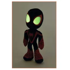 Marvel: Amazing Friends - Spiderman Miles Morales plišana figura s očima koje svijetle u mraku 25cm slika 3