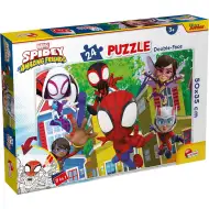 Marvel Spidey i njegov tim 2-u-1 puzzle od 24 dijela i bojanka 50x35 cm - Lisciani