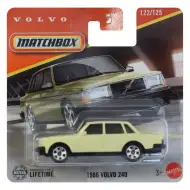 Matchbox: 1986 Volvo 240 žuti autić 1/64 - Mattel