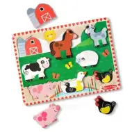 Melissa&amp;Doug: Životinjski puzzle - Farma - Spin Master