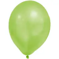 Metalik pastelno zelena balon – set od 8 komada