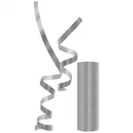 Metalno srebrna serpentinska traka – 1 komad