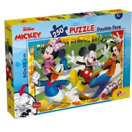 Mickey Mouse 2 u 1, puzzle od 250 dijelova i bojanka 50x35cm – Lisciani