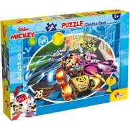 Mickey Mouse 2 u 1 puzzle sa 24 dijela i bojanka 50x35 cm - Lisciani