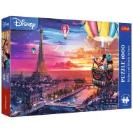 Mickey i Minnie u Parizu, premium plus kvaliteta puzzle od 1000 dijelova – Trefl
