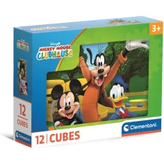 Miki Miš 12-dijelni set slikovnih kockica - Clementoni
