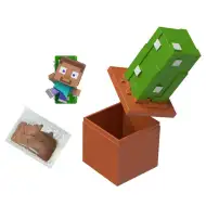 Minecraft Reveal minifigura u spremniku - Kaktus - Mattel