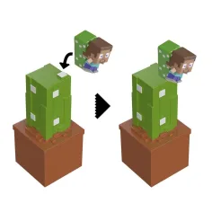 Minecraft Reveal minifigura u spremniku - Kaktus - Mattel slika 4