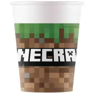 Minecraft set papirnatih čaša od 8 komada, 200 ml