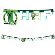Minecraft tematski party banner 200 cm