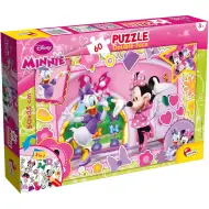 Minnie Mouse 2 u 1 puzzle od 60 dijelova i bojanka 50x35 cm - Lisciani
