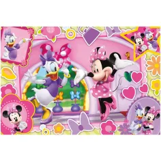 Minnie Mouse 2 u 1 puzzle od 60 dijelova i bojanka 50x35 cm - Lisciani slika 2