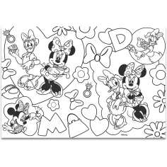 Minnie Mouse 2 u 1 puzzle od 60 dijelova i bojanka 50x35 cm - Lisciani slika 3