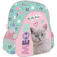 Moj mali prijatelj Fluffy Kitty dječji vrtićki ruksak s mačkicom 28x25 cm