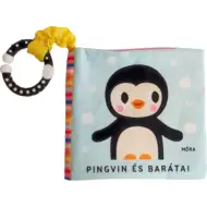 Móra: Pingvin i prijatelji šuškava tekstilna knjiga s grizalom