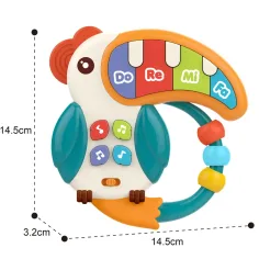 Music World: Glazbeni tukan klavir 14cm slika 3