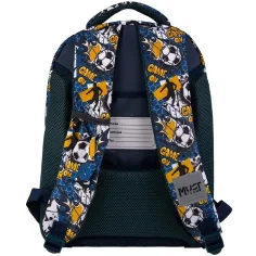 Luna: Must Team Nogomet zaobljena školska torba, ruksak s 3 pretinca 32x18x43 cm slika 2