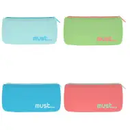 Must: Silikonska pernica živih boja u četiri varijante 20x10cm