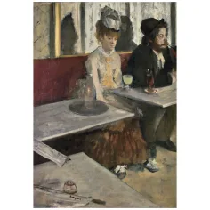 Muzejska kolekcija: Edgar Degas - U kafiću 1000-dijelna slagalica s posterom - Clementoni slika 2
