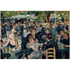 Muzejska kolekcija: Renoir - Bal na Moulin de la Galetteu 1000-dijelna slagalica s posterom - Clementoni slika 2