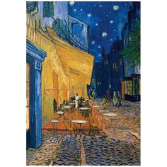 Muzejska kolekcija: Van Gogh - Kavana terasa noću 1000-dijelna slagalica s posterom - Clementoni slika 2