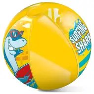 Napuhavajuća lopta za plažu s uzorkom morskog psa 50 cm - Mondo Toys