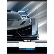 Nebulo: Bilježnica s kvadratićima A/4 87-32 s uzorkom sportskog automobila