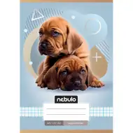Nebulo: Bilježnica s uzorkom dva psa, A/5, 27-32