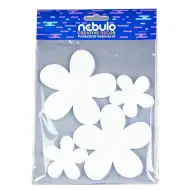 Nebulo: Cvjetovi polistirenska dekoracija set od 4 komada