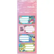 Nebulo: Girl Power naljepnice za bilježnice, set od 12 komada